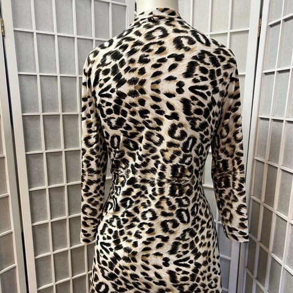 Attitudes,Woman,Spring Jacket Cover,Animal Print,Sz M,Midi,knotted,Made in USA.! - Picture 4 of 13